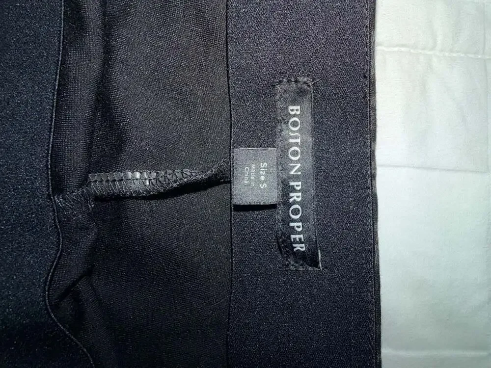 Boston Proper Gray & Black Leopard Print Leggings | Size S